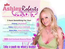 Tablet Screenshot of hotashleyroberts.com